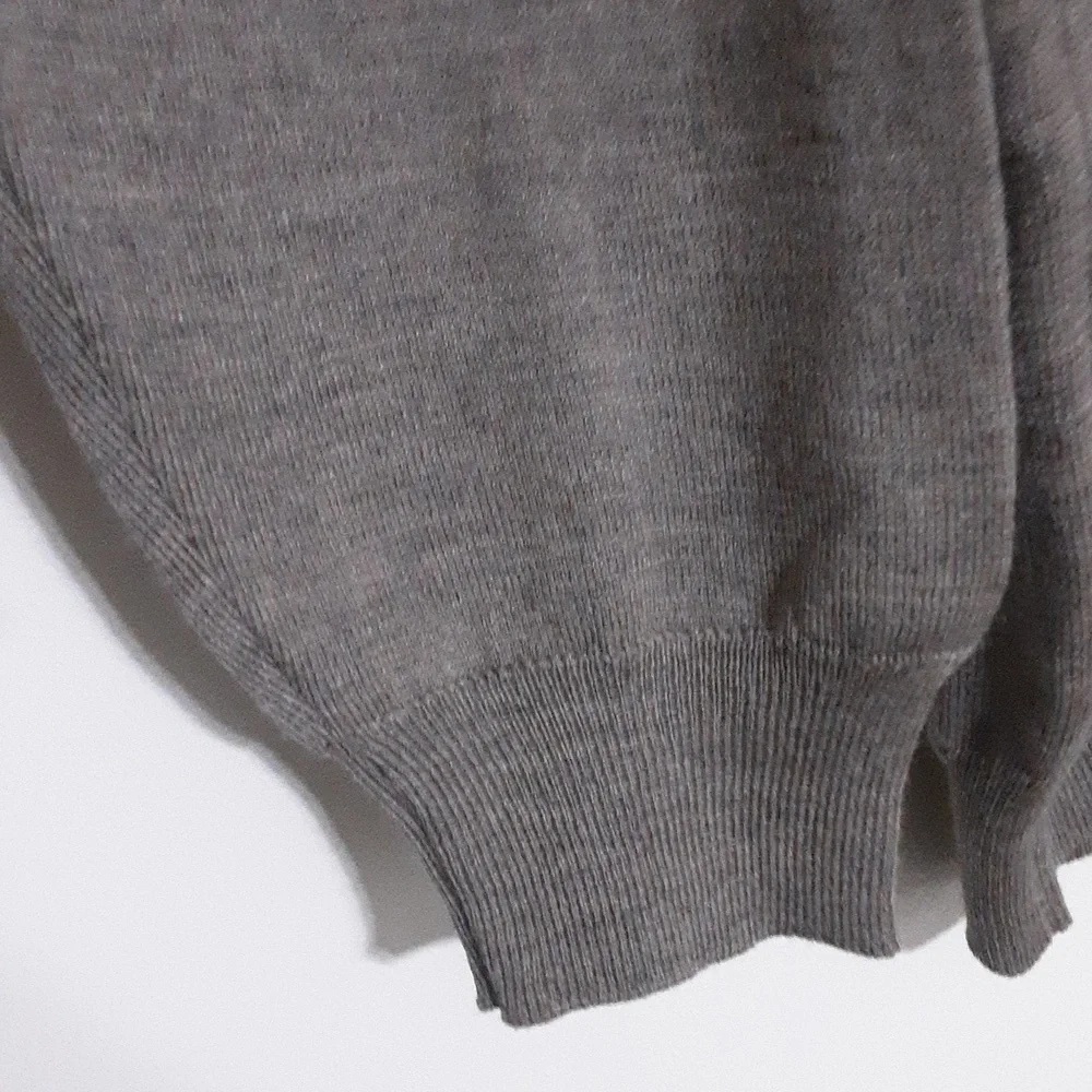 Giasone Men Brown Sweater Wool Pull Over Soft Event Office Luxury Y2k Grandpa Xl